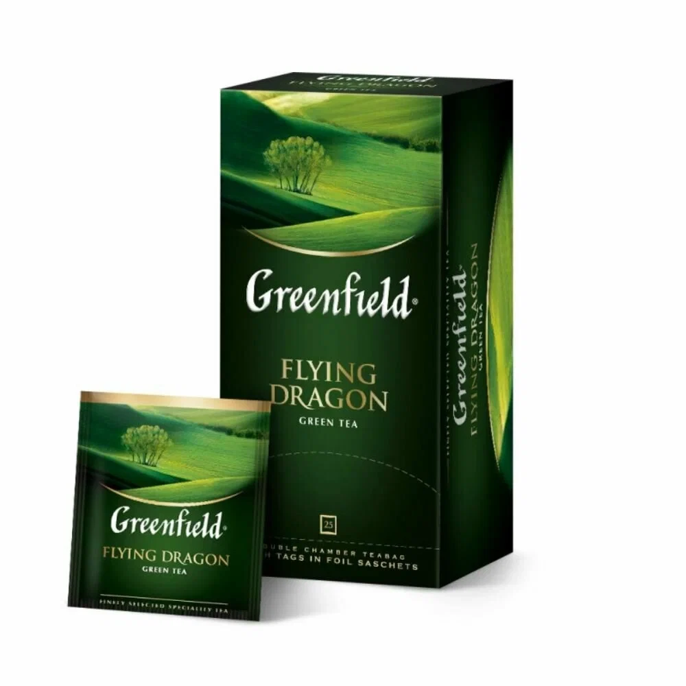 Ceai Greenfield Flying Dragon, 25 pliculețe