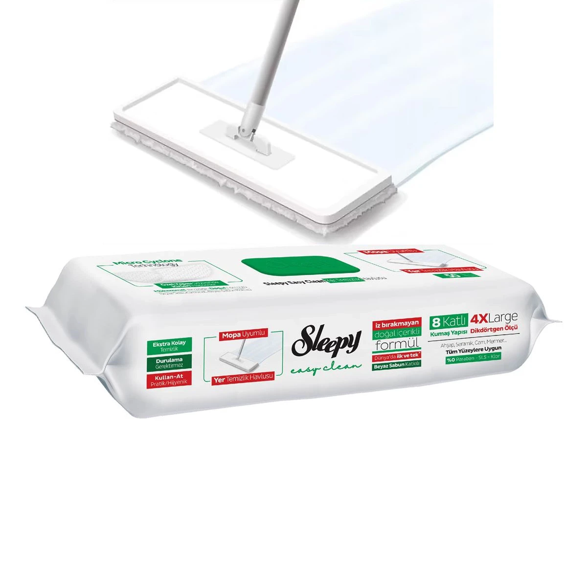 Șervețele Mop Sleepy Eazy Clean 50 buc 