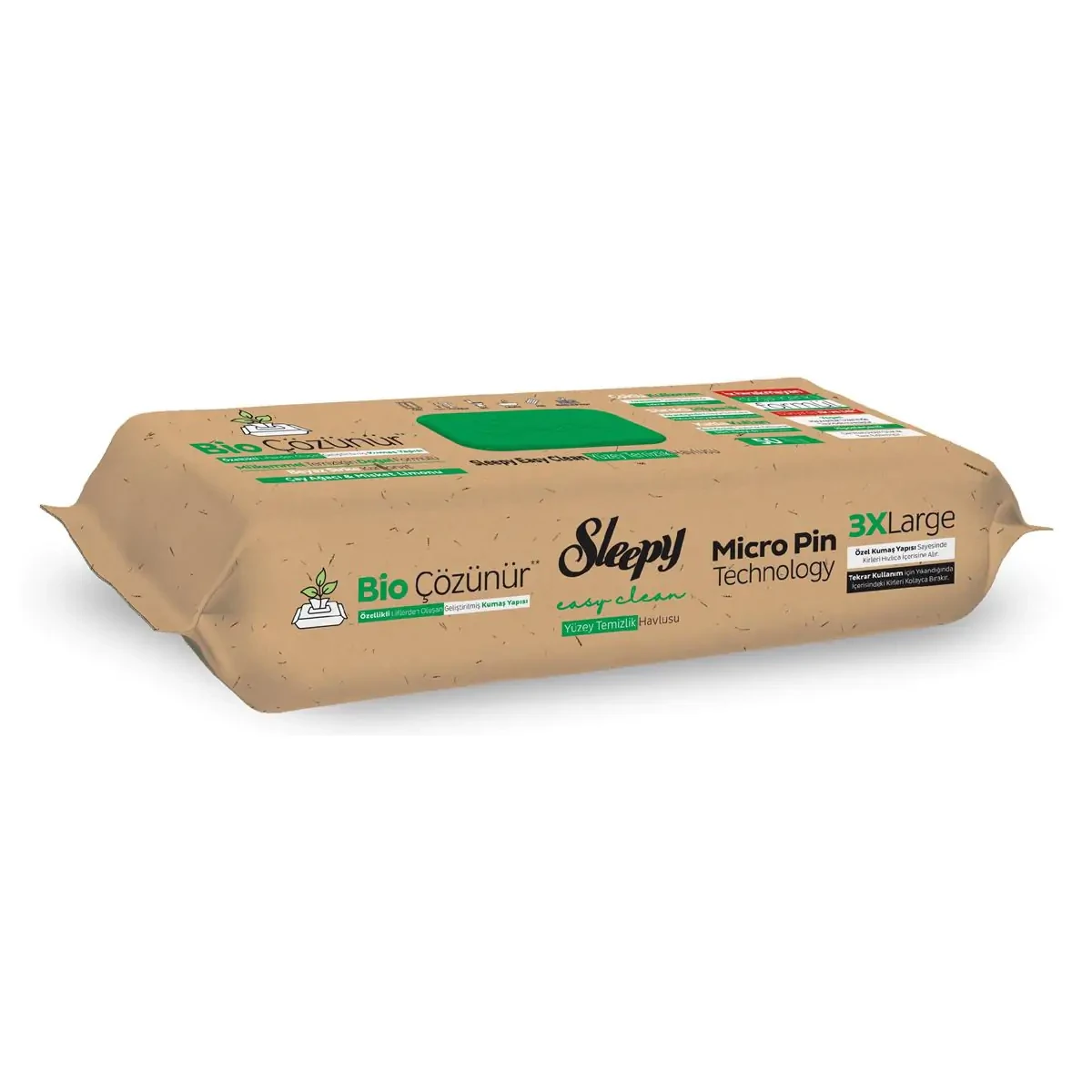 Șervețele Sleepy Bio Easy Clean 50buc Tea Tree&Lime