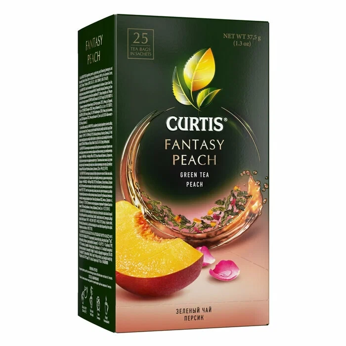 Ceai Curtis Fantasy Peach 25 pliculețe