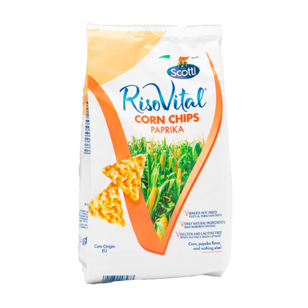 Chipsuri Riso Scotti Corn Paprica 60 g
