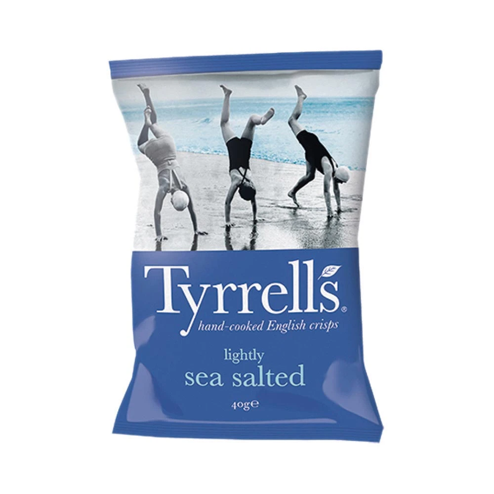 Chipsuri Tyrrells Lightly Sea Salted 40 g